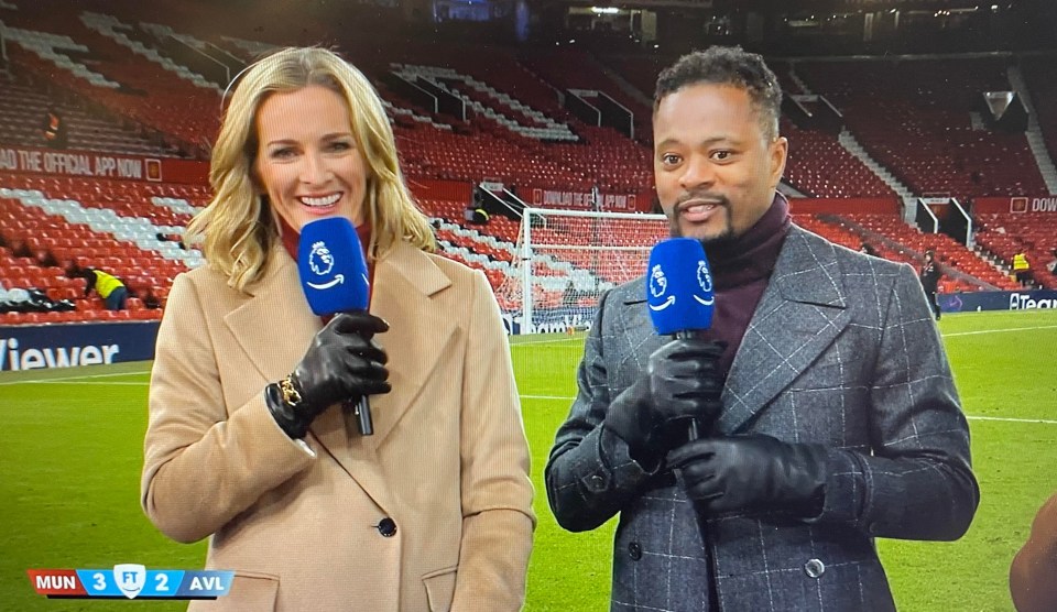 Patrice Evra jokes ‘now I’m going to cry in the toilet’ as Liverpool stat ruins Man Utd’s shock Villa win for club icon