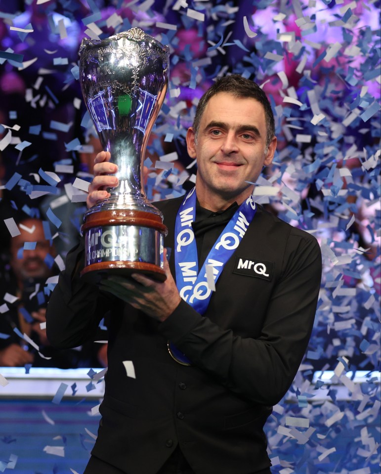 Ronnie O’Sullivan reveals unique celebration plan after snooker legend’s record-breaking UK Championship win