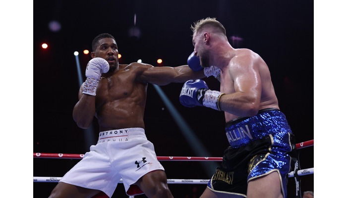 Anthony Joshua stops Otto Wallin in round five