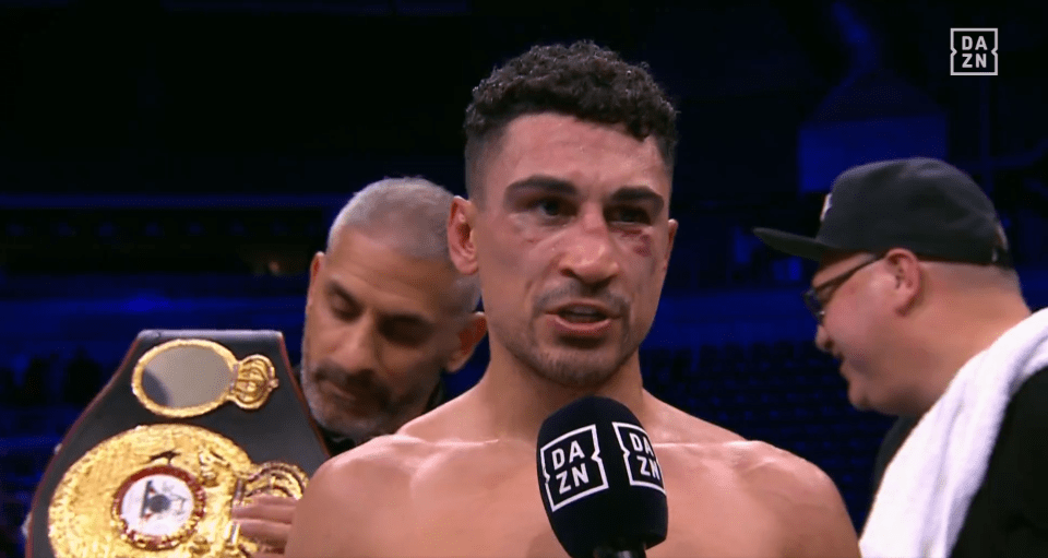 Boxer Jordan Gill emotionally fights back tears after revealing mental health battle before victory over Michael Conlan