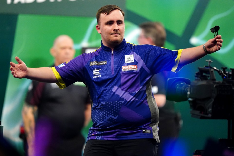 When does Luke Littler next play at the World Darts Championship?