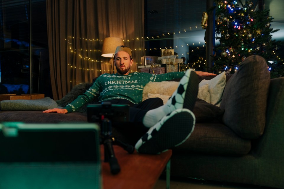 Harry Kane stars in Christmas-themed Amazon advert – failing to whip up a festive dinner