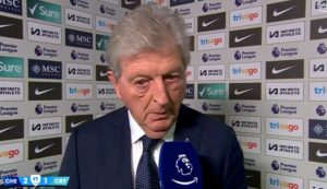 Roy Hodgson accuses reporter of ‘trying to hurt me’ in live TV interview after Crystal Palace’s defeat to Chelsea