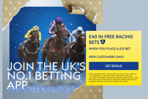 Bet £10 and get £40 in free bets to spend on horse racing on Boxing Day with Sky Bet