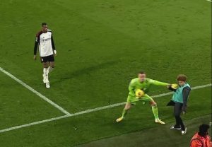 Ballboy kicked by Chelsea icon Eden Hazard now worth £55m as ex-Arsenal ace Leno pushes youngster in Fulham clash