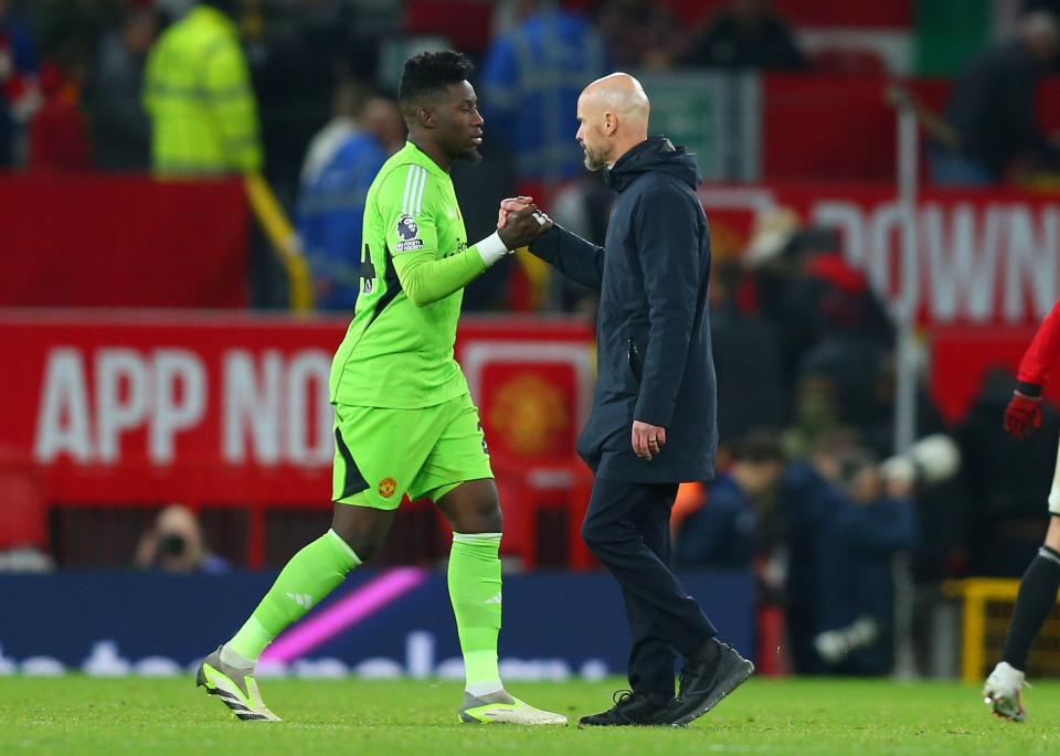 Ten Hag says Onana is ‘second-best goalkeeper in the Premier League’ as he faces calls to drop error-prone Man Utd star