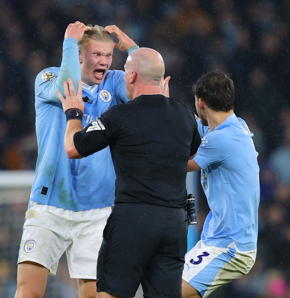 Furious Erling Haaland goes absolutely ballistic as Man City star leaves pitch with X-rated rant after draw with Spurs