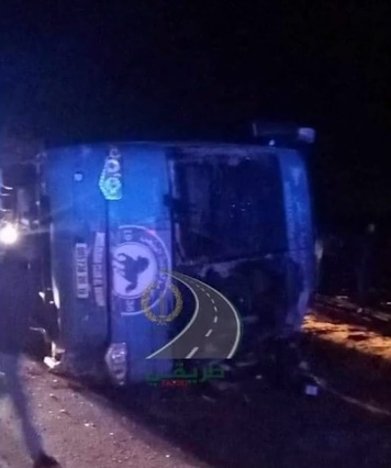 Horror as footballer, 27, and coach killed in bus smash with team-mates in serious condition in hospital