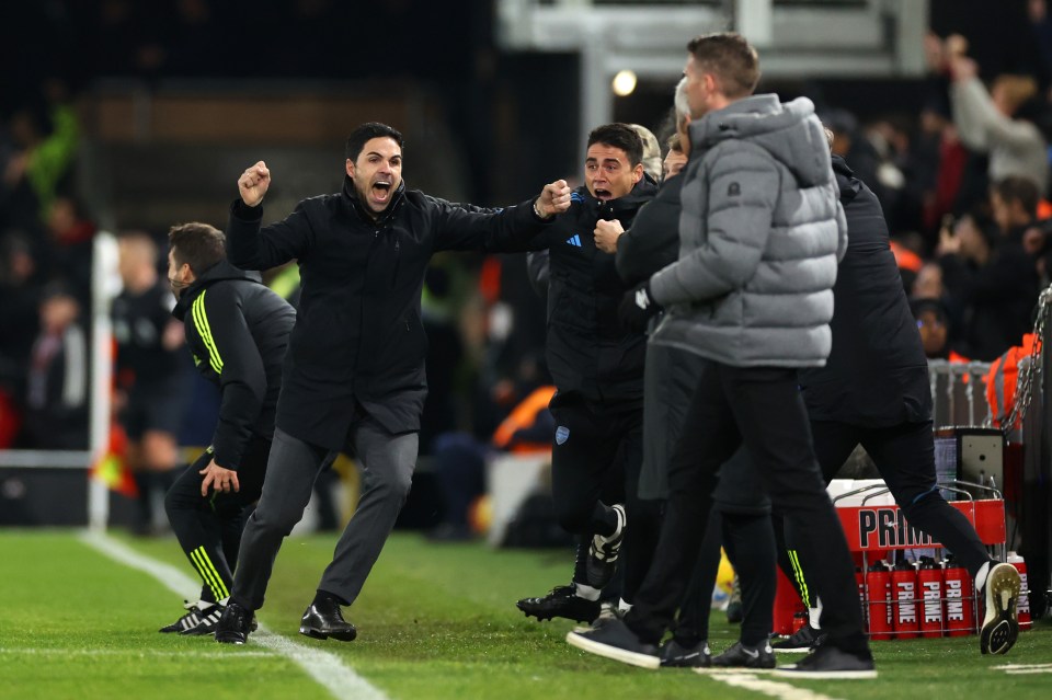 Mikel Arteta slapped with touchline BAN after Arsenal’s dramatic last-gasp winner against Luton