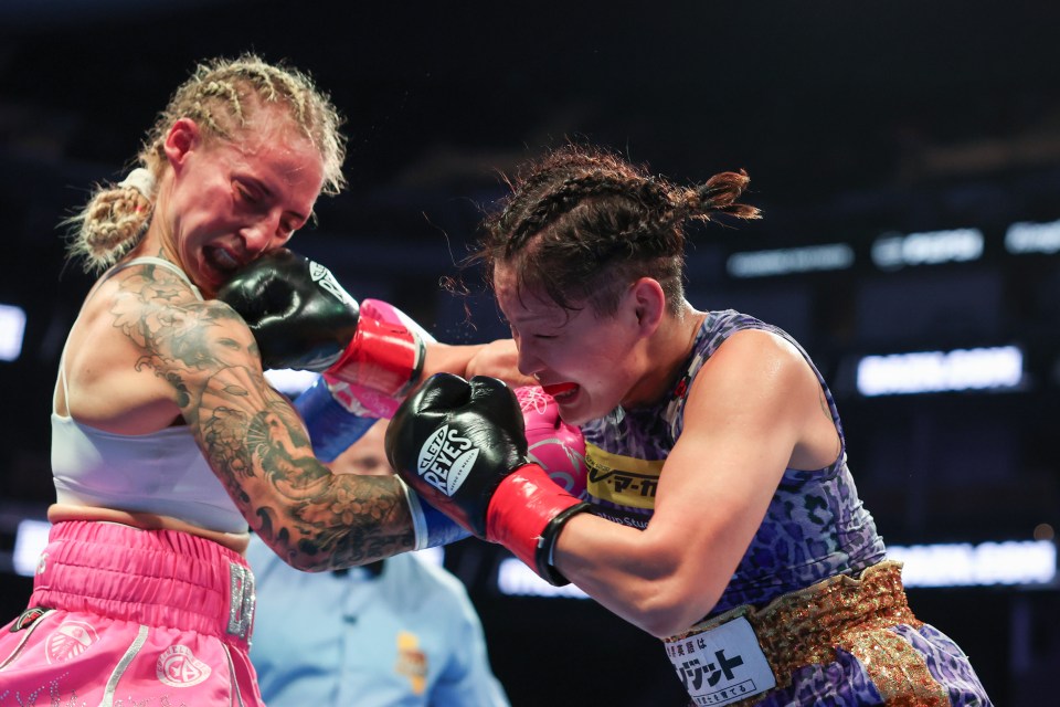  ‘Gutted’ Ebanie Bridges posts emotional message to fans after being battered by Miyo Yoshida in shock world title loss