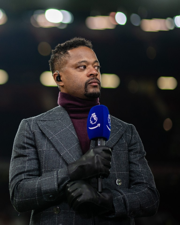 Fans reckon Patrice Evra ‘has been eating raw chicken again’ after bizarre half-time analysis of Man Utd vs Aston Villa