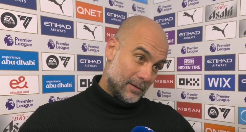 Pep Guardiola in brutal Mikel Arteta putdown as Man City boss reacts to refereeing chaos against Tottenham