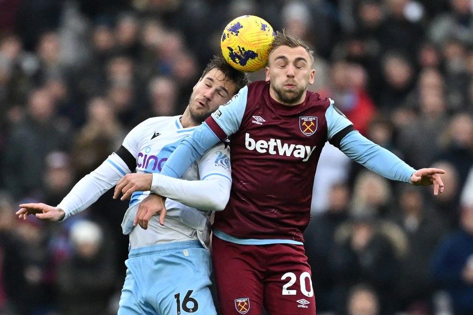 West Ham 1 Crystal Palace 1: Edouard nicks crucial point for Eagles after being gifted goal by Mavropanos howler