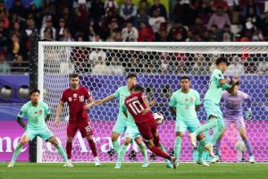 Qatar star scores Asian Cup ‘goal of the tournament’ with almost identical replica of Paul Scholes iconic Man Utd volley