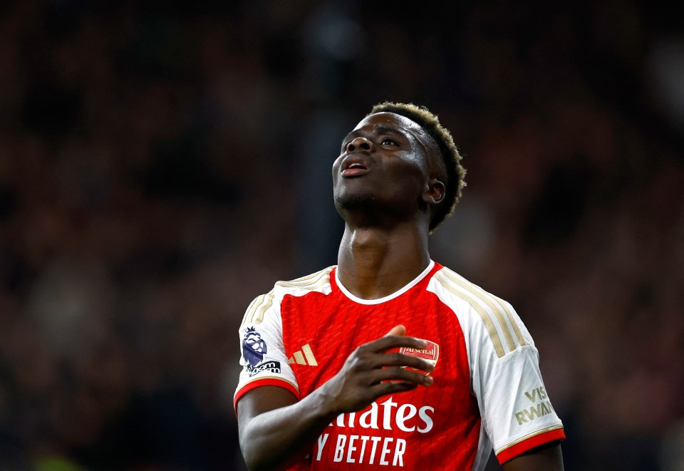 Arsenal lodge complaint to Premier League referees chiefs over treatment of Bukayo Saka as shocking stat revealed