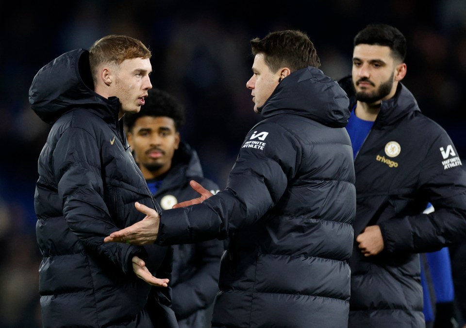 Pochettino and Palmer in awkward on-pitch discussion as Chelsea boss reveals ‘disappointment’ with ace after Preston win