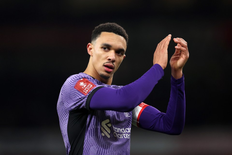 Major Liverpool blow as Trent Alexander-Arnold at risk of missing SIX massive games after injury in Arsenal clash