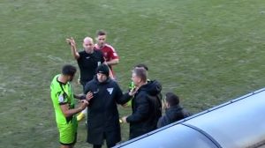 New Salford manager sent off 14 MINUTES into first game… a day after being appointed by Man Utd legends Neville & Co