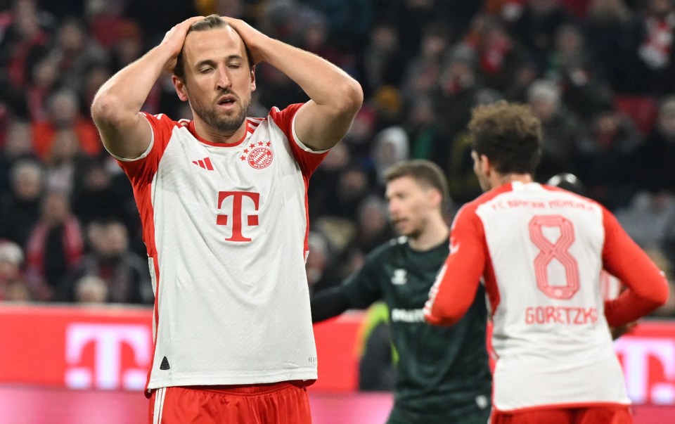 Fans say ‘you can take a man out of Spurs..’ as Kane & Dier’s Bayern slip 7 POINTS behind Leverkusen after shock loss