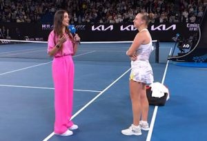 Laura Robson wows in very daring outfit live on Eurosport as tennis pundit brings style to Australian Open