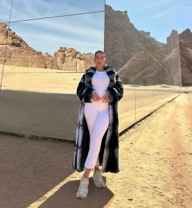 Georgina Rodriguez puts on busty display in desert photoshoot as fans call Cristiano Ronaldo’s girlfriend ‘amazing’