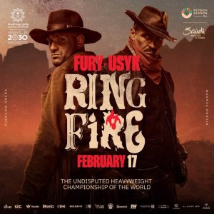 Tyson Fury vs Oleksandr Usyk ‘Ring of Fire’ fight poster revealed and fans love ‘cold’ design