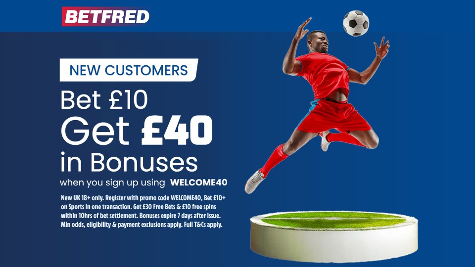 Wigan vs Man Utd: Get £40 in free bets and bonuses with Betfred