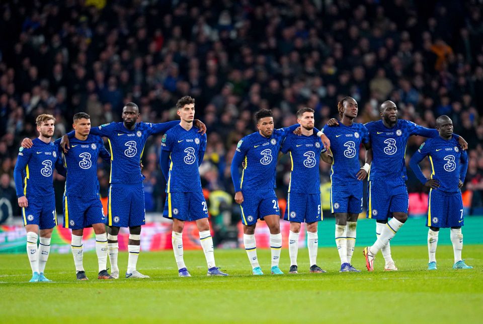 How Chelsea lined up against Liverpool in 2022 Carabao Cup final with just TWO of starting XI still at club