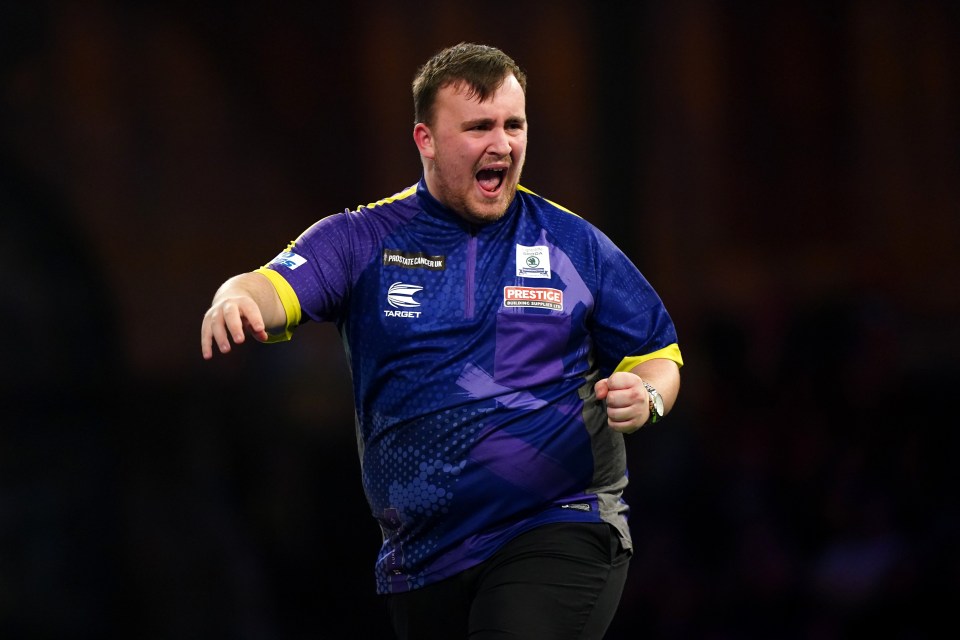 Luke Littler celebrates historic world darts championship win by kissing girlfriend as his sister posts touching message