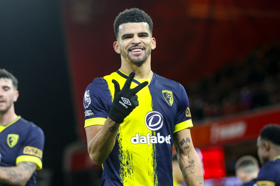 Tottenham considering late transfer swoop for Bournemouth’s £50m-rated Dominic Solanke with deadline days away