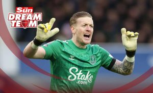 Jordan Pickford now joint-second among Dream Team goalkeepers after eighth clean sheet