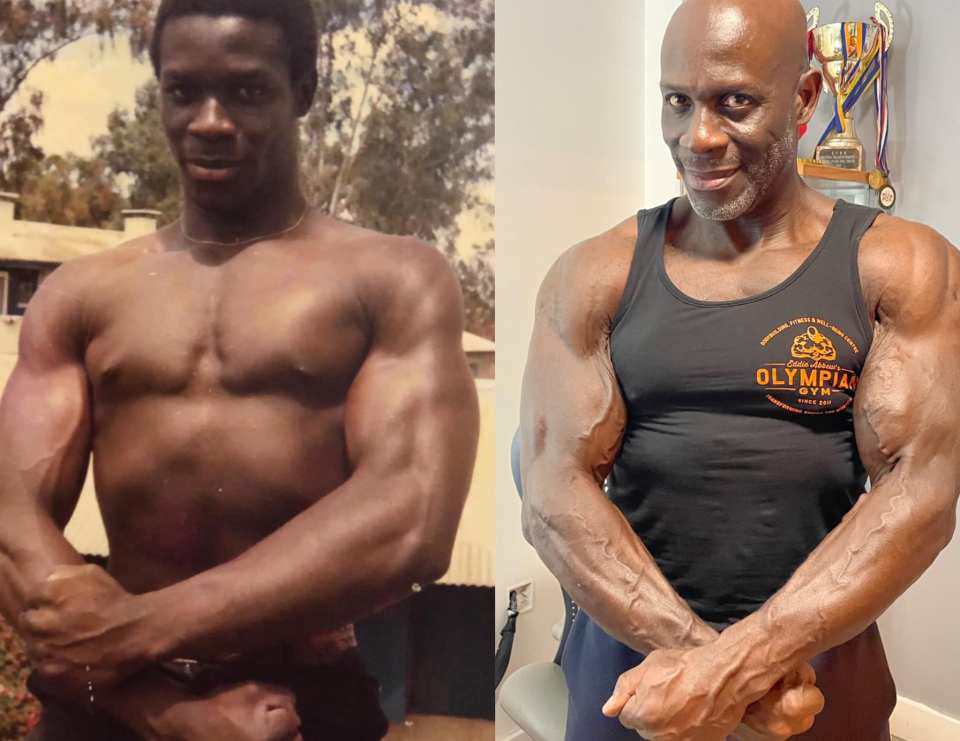 Eddie Abbews’ transformation from lifting empty tins filled with concrete as a skinny schoolkid