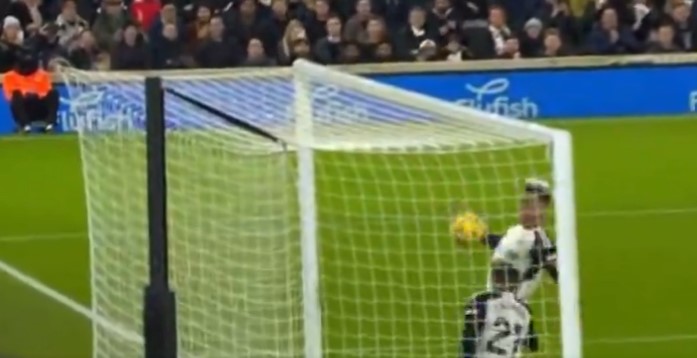 Fans spot Sean Dyche’s X-rated reaction as Everton are denied penalty for ‘beyond laughable’ handball