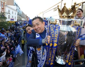 Fury over sick banner mocking death of Leicester owner Vichai Srivaddhanaprabha who was killed in helicopter crash