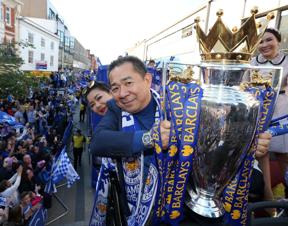 Fury over sick banner mocking death of Leicester owner Vichai Srivaddhanaprabha who was killed in helicopter crash