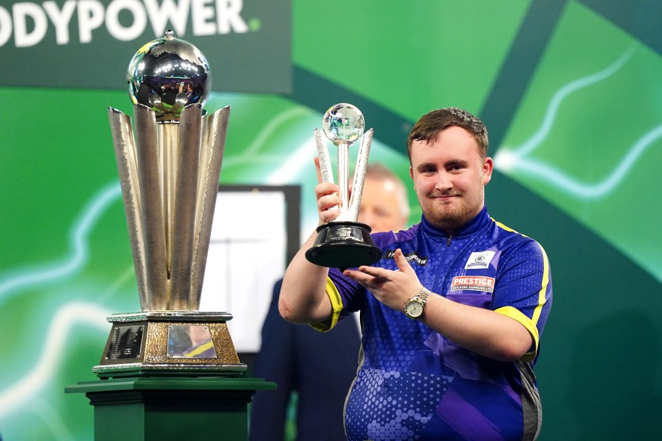 Proud Luke Littler, 16, reveals the four celebrities who have slid into his DMs since World Darts Championships heroics