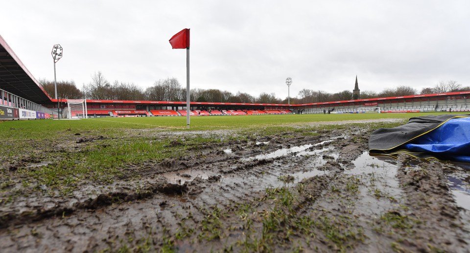 EFL clash CANCELLED more than a day before kick-off as extreme weather takes its toll on footie schedule