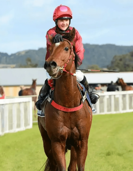 Jockey Kelsey Hannan, 21, ‘grateful to be alive’ after horrific fall left her in a coma