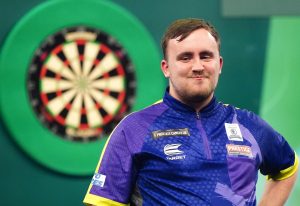 Adorable video shows Luke Littler playing darts as a toddler in England shirt, but fans can’t believe name on the back