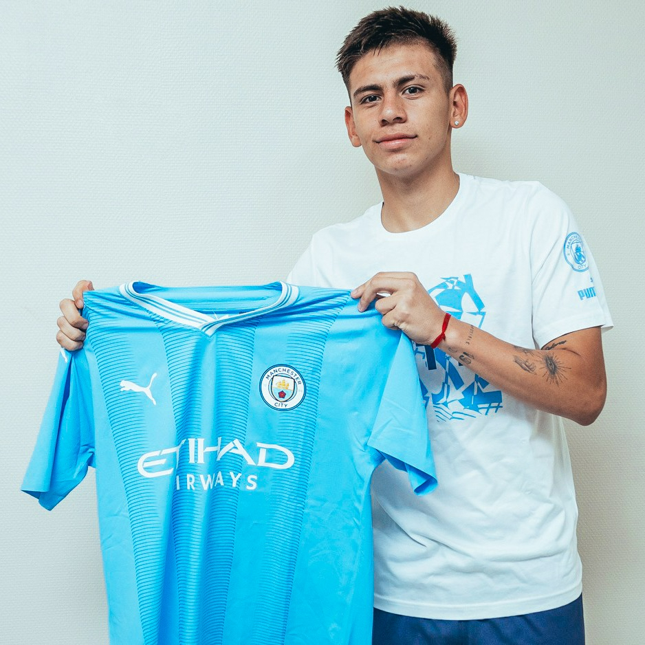 Man City snap up Argentine wonderkid Claudio Echeverri – dubbed the ‘next Lionel Messi’ – in £12.5m transfer