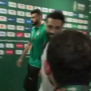 Mo Salah seen smiling as he leaves ground in positive update after fighting back tears over Africa Cup of Nations injury