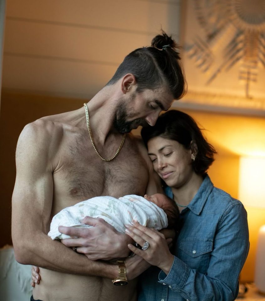 Michael Phelps 4th child with wife Nicole Johnson as Olympian