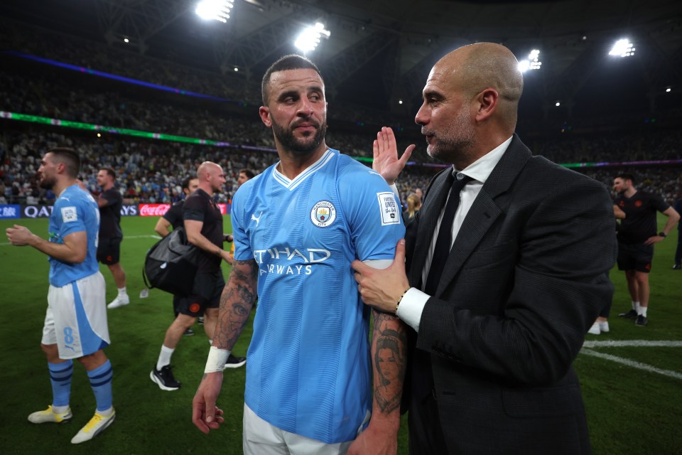 Kyle Walker will remain Man City captain after opening up about betraying wife and secret lovechild, says Pep Guardiola