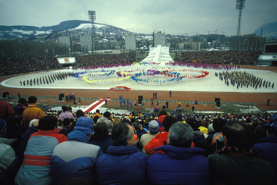 Inside deserted Sarajevo 1984 Winter Olympics stadiums destroyed by the war and never rebuilt including gruesome podium