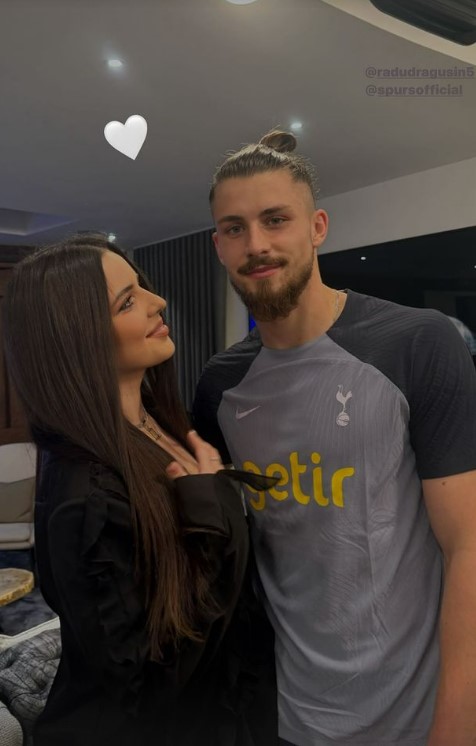 Radu Dragusin’s stunning Wag Ioana Stan shares two-word statement after ex-Serie A star completed Tottenham transfer