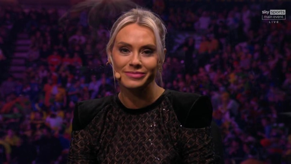 Darts fans flock to social media to say they are ‘going to miss’ Emma Paton as host stuns in bold outfit