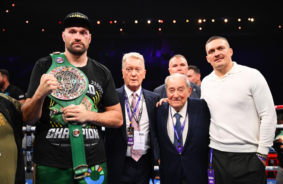 Tyson Fury’s promoter hails ‘fearless’ Oleksandr Usyk and admits Gypsy King ‘wasn’t prepared’ for Francis Ngannou fight