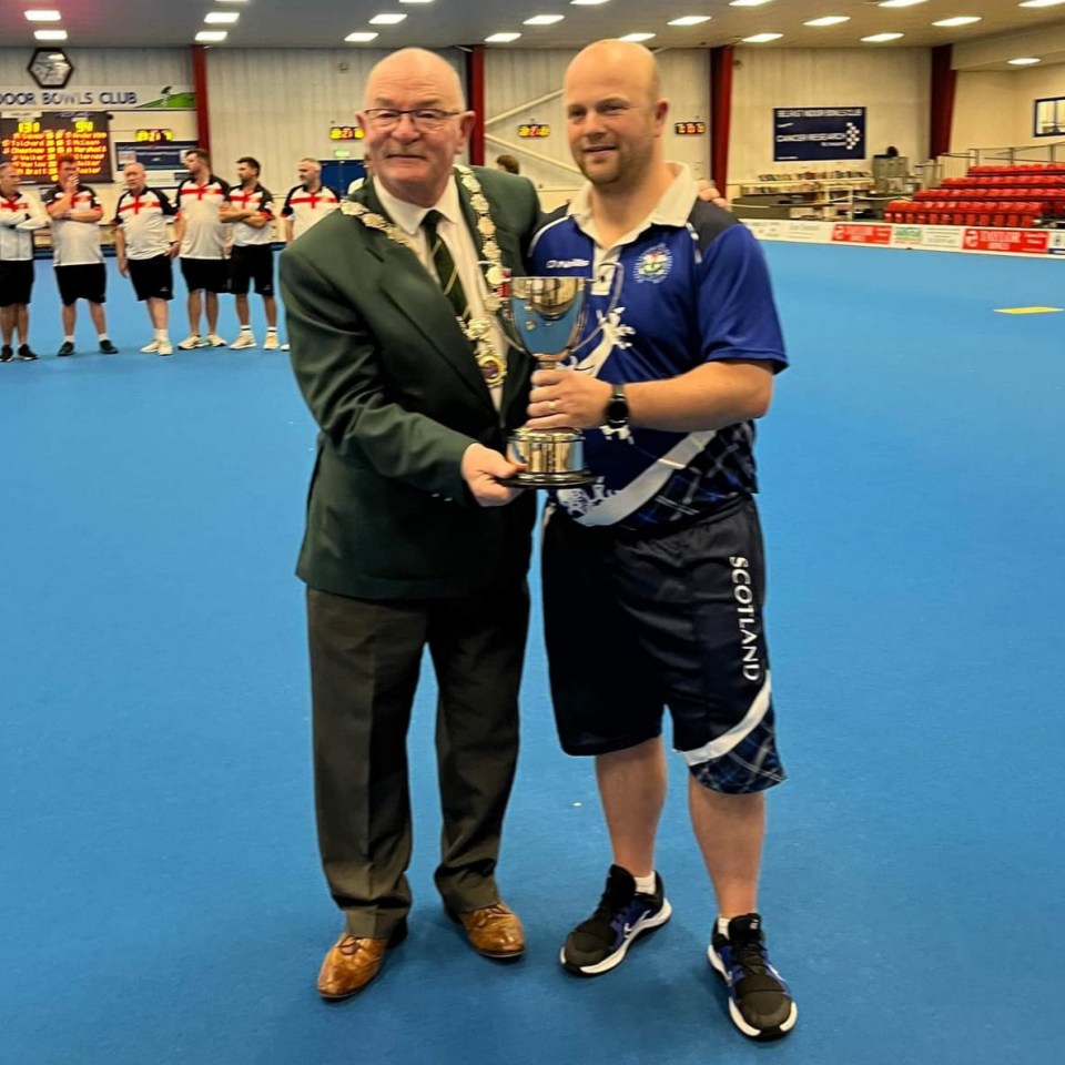 Who is World Indoor Bowls Championship player Stewart Anderson?