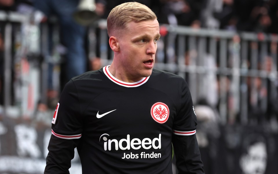 Man Utd flop Van de Beek’s Eintracht Frankfurt loan nightmare hits brand new low after shock omission