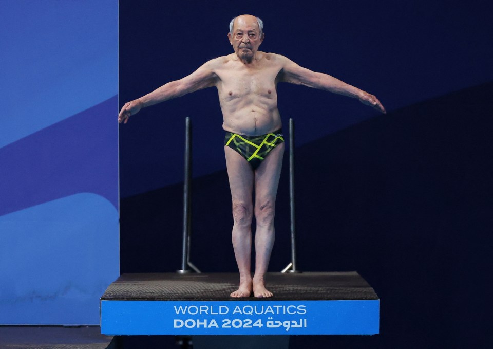 Meet Taghi Askari, Iranian who is still diving at ONE HUNDRED years old after winning 1951 Asian Games medals